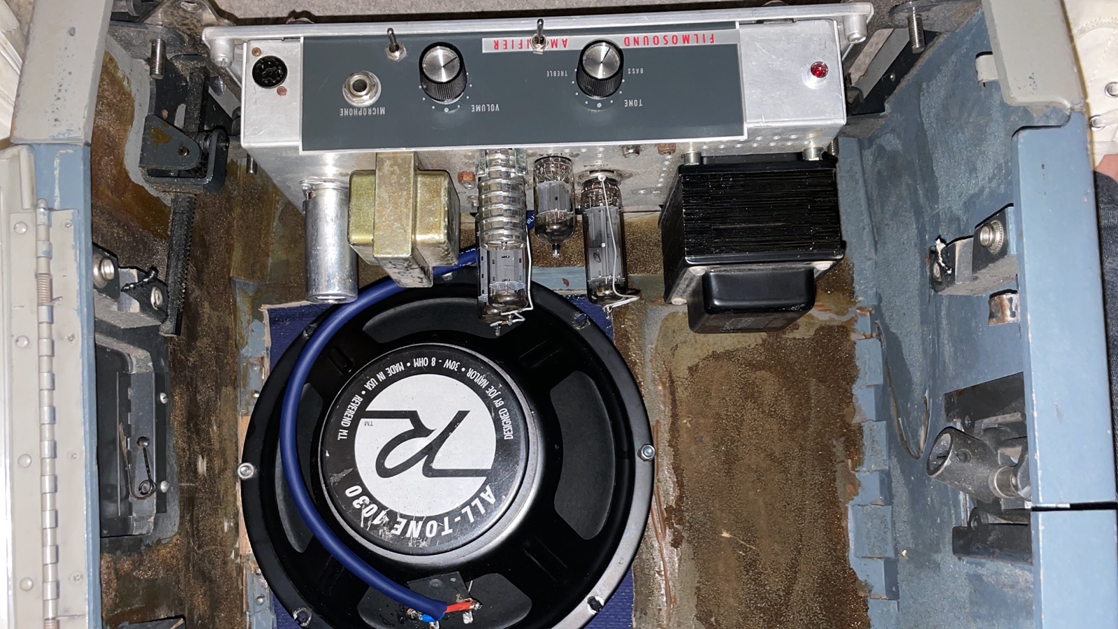 The Filmosound chassis, and a Celestion