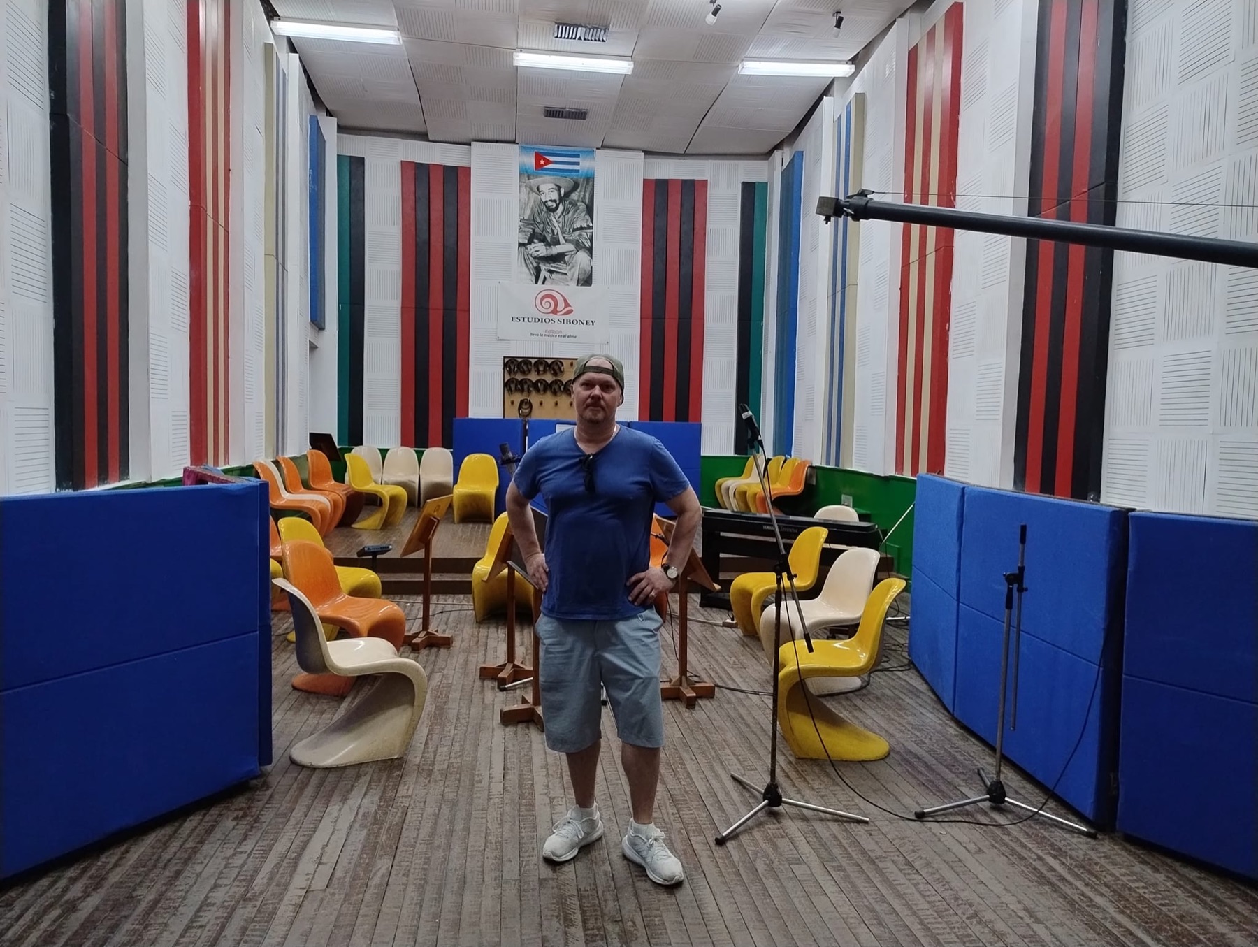 The live room at Estudios Siboney