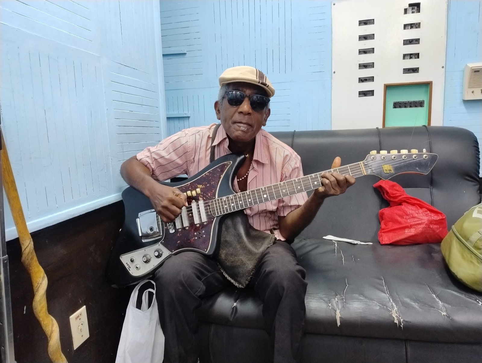 Backstage in Santiago